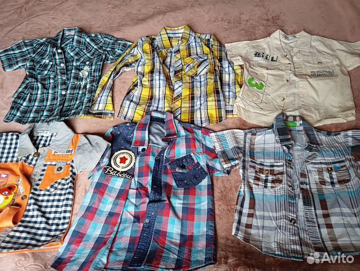 Детские рубашки пакетом