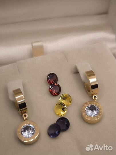 Bvlgari серьги серебро