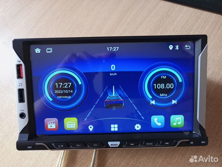 Магнитола универсальная 2 din 7 дюймов Android 11