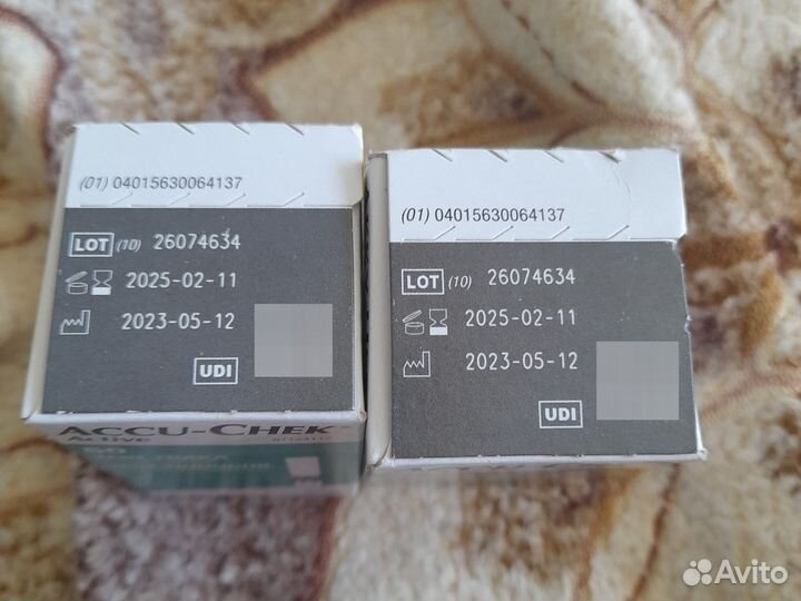 Тест полоски акку чек актив,цена за 2уп