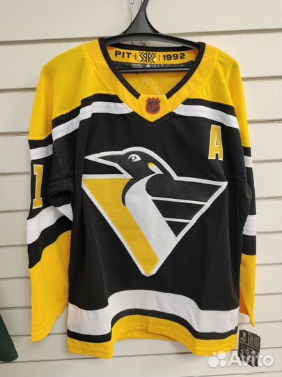 Свитер хокк. Питтсбург №71 malkin черный старый ло