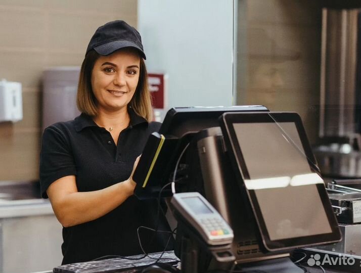 Кассир в кафе-ресторан