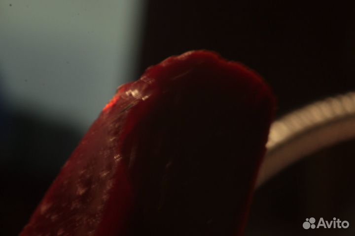 Синтетический камень рубин-гранат 81 гр.ссср