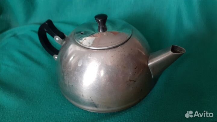 Чайник мельхиоровый мнц,0.75л.оригинал СССР