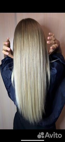 Кератиновое выпрямление волос