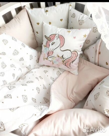 Бортики в детскую кроватку