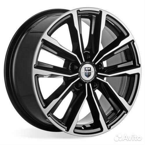 Диски кик KC964 Лацио 7,5x17 5x112 ET:40 57.1 алмаз черный