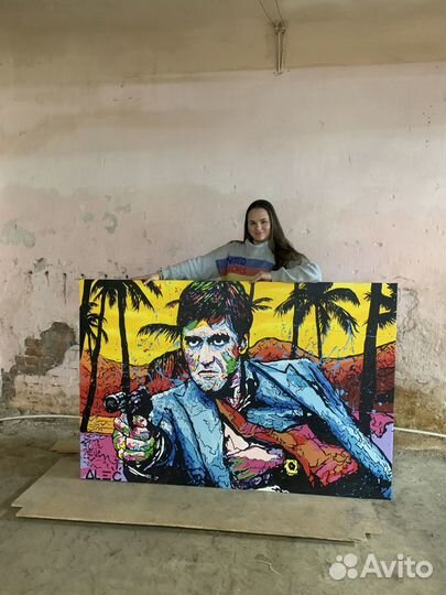 Большие напольные интерьерные картины купить