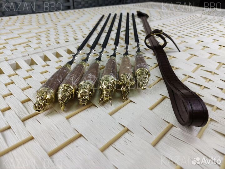 Шампуры на подарок в чехле