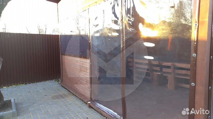 Гибкие окна на террасу пвх