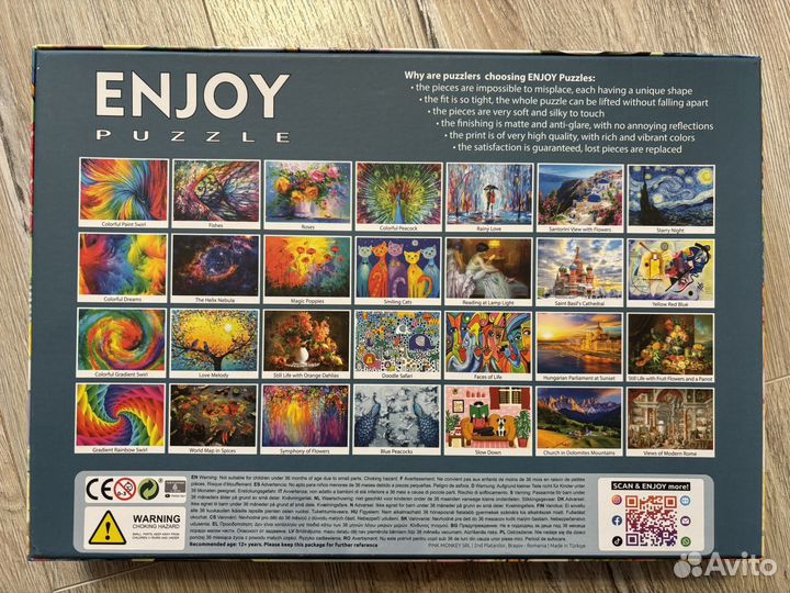 Пазл Enjoy разное попурри 1000, б/у