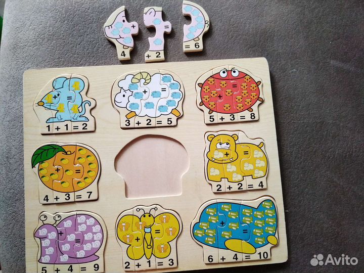 Деревянные пазлы