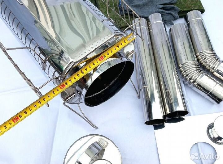 Печь для отопления палатки Кабанчик на 15 л. с реш