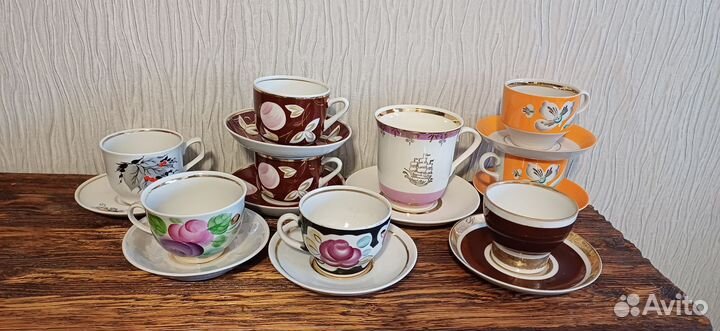 Чайные пары времен СССР