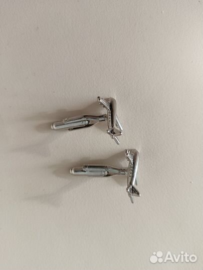 Запонки-самолëты новые