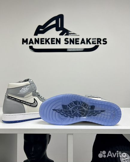 Кроссовки Зимние Nike Air Jordan 1 Dior