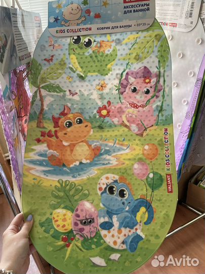 Противоскользящий коврик valiant 69*39 см