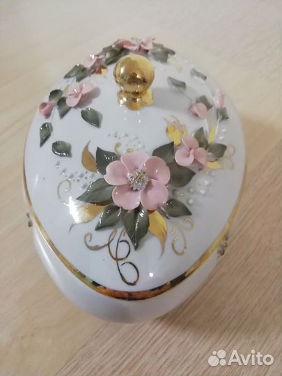 Шкатулка кисловодский фарфор