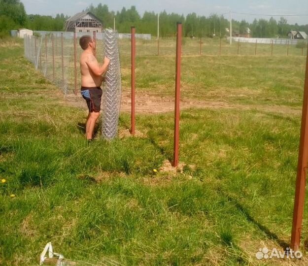 Столбы для забора металлические