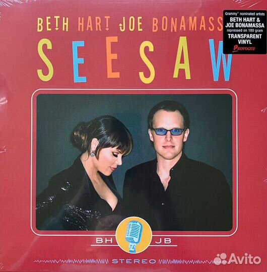 Beth Hart and Joe Bonamassa - Seesaw Clear Vinyl