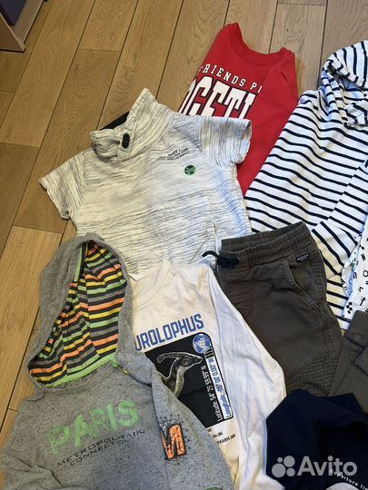 Вещи пакетом на мальчика 122 128