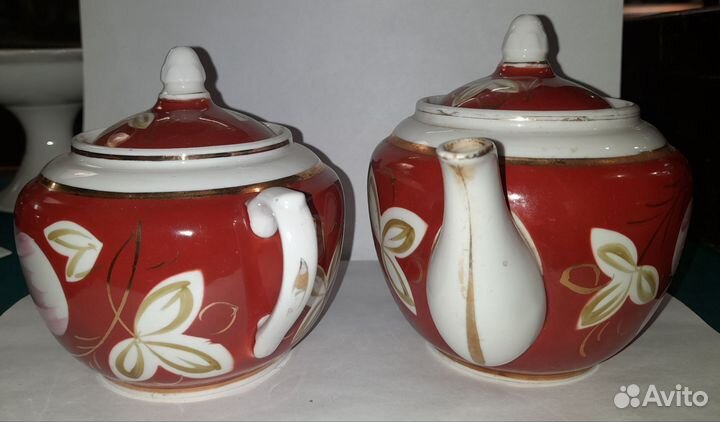 Чайный набор на две персоны: Вишни, Вербилки