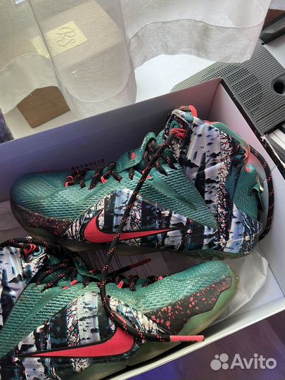 Кроссовки Nike LeBron 12 Xmas 'Akron Birch'