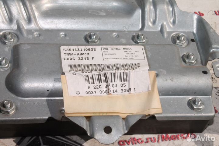 Подушка безопасности двери w220 Mercedes