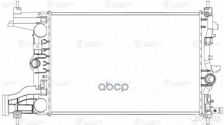 Радиатор охл. для а/м Opel Astra J (09) /Chevrolet