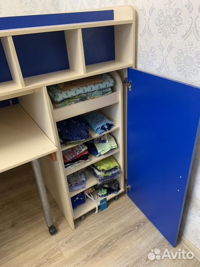 Детская кроватка чердак