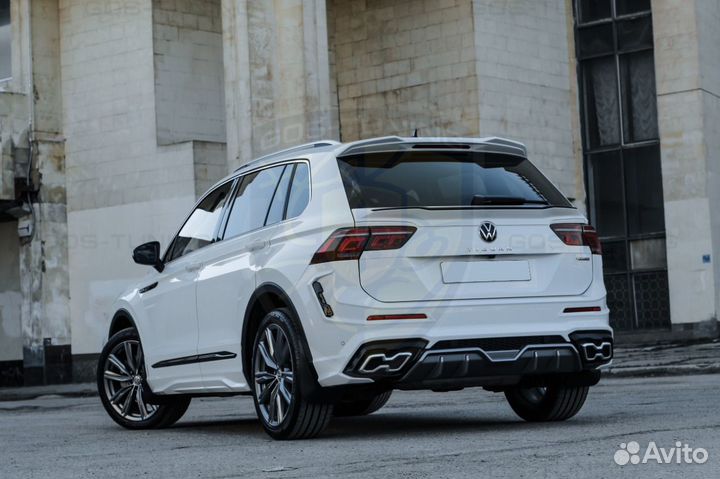 Спойлер Фольксваген Тигуан 2 нижний