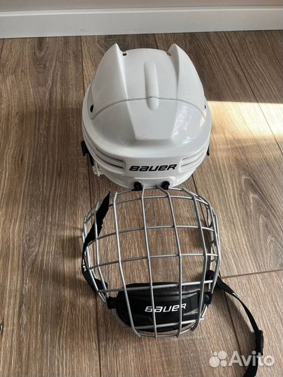 Шлем Bauer 4500 и сетка Bauer profile II (SR, L)