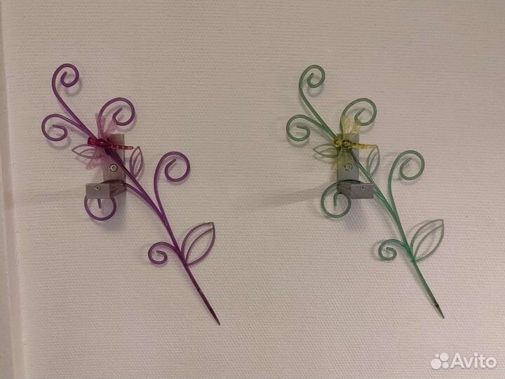 Опора для вьющихся цветов стрекоза, комплект 2 шт