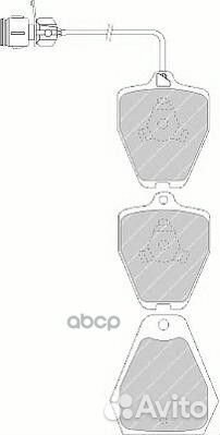 Колодки ferodo FDB985 FDB985 Ferodo