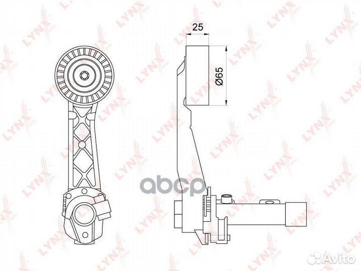 Ролик натяжной навесного оборудования PT3209 LY