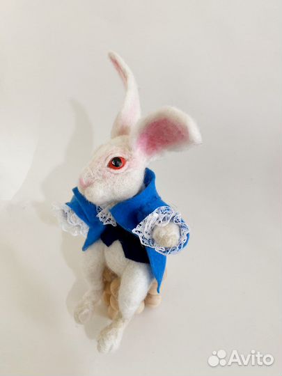 Кролик из шерсти Игрушки валяные из шерсти