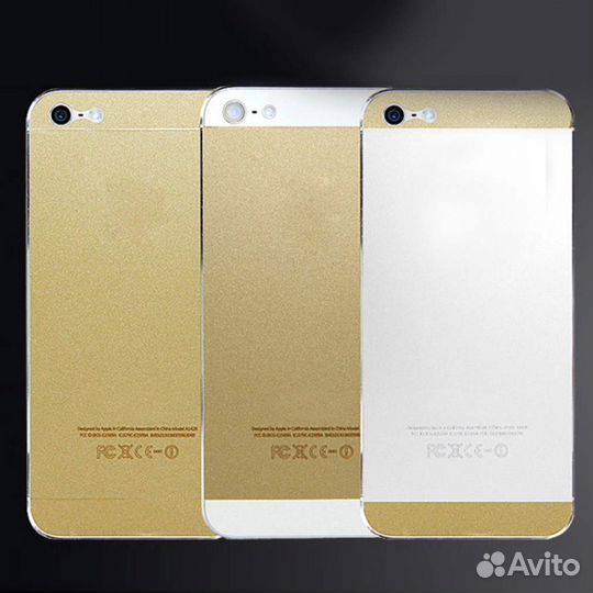 Защитные пленки для Apple iPhone 5 5S SE цвет золо