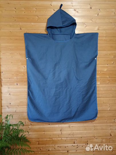 Шов. Серф-пончо / халат / туника на пляж, в баню