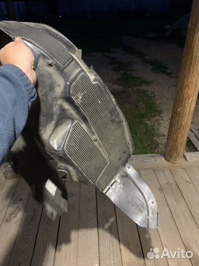 Подкрылок передний левый hyundai solaris