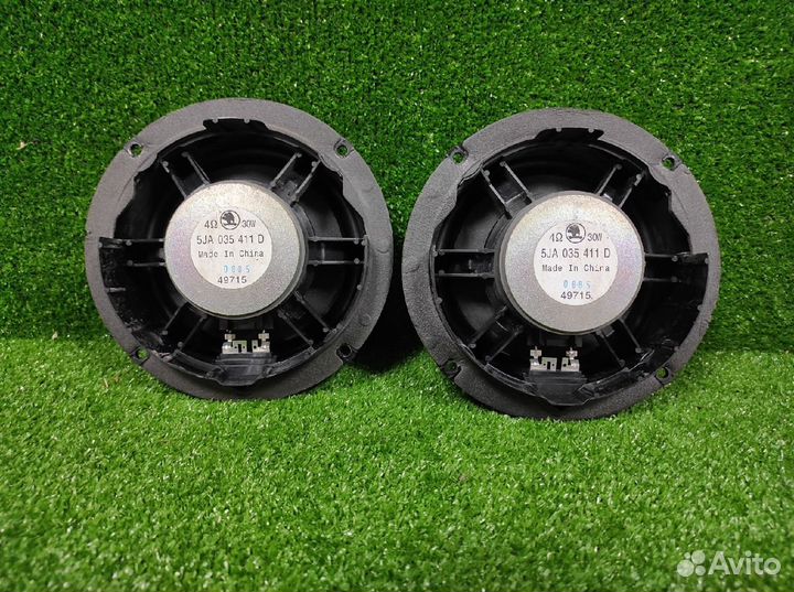Штатные динамики Skoda 5ja 035 411 d
