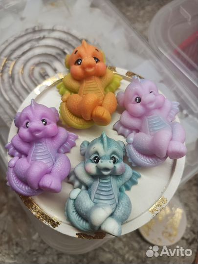 Мыло ручной работы Драконы, в ассортименте