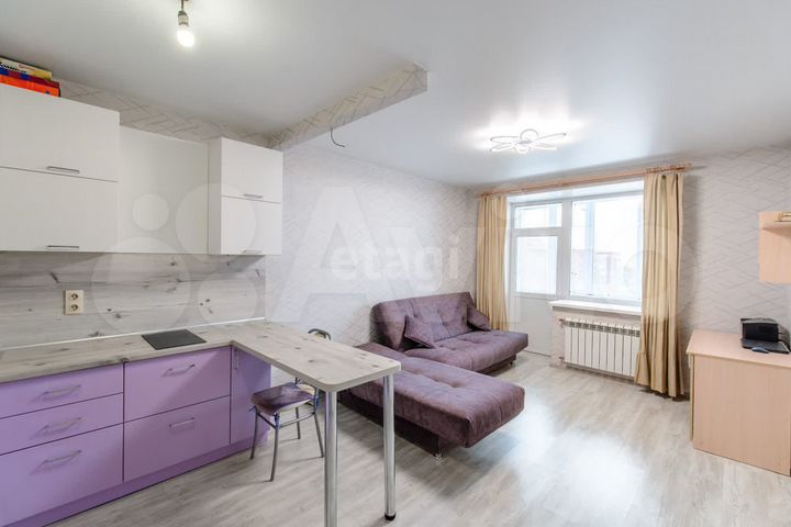 Квартира-студия, 32,6 м², 4/6 эт.
