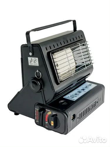 Газовый обогреватель плита с переходником 1.3 кВт