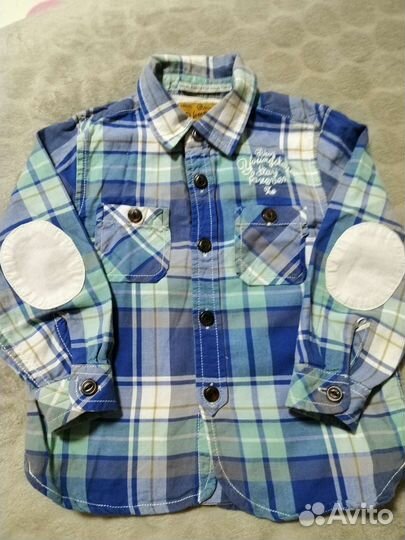 Пиджак и рубашка на мальчика 92