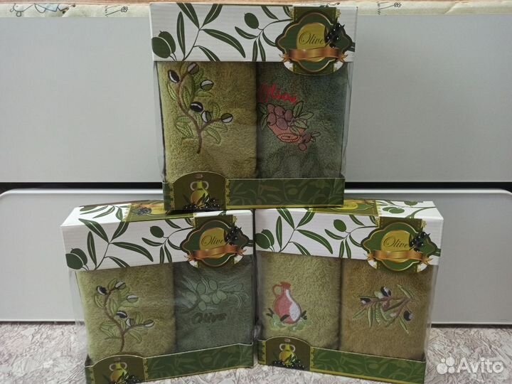 Подарочный набор Полотенца для кухни из микрофибры