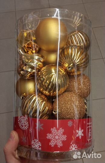 Наборы ёлочных шаров (25 шт)