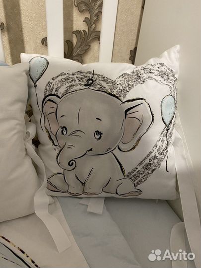 Бортики в детскую кроватку