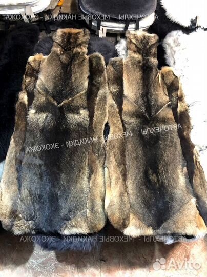 Меховые накидки из волка на сиденья автомобили