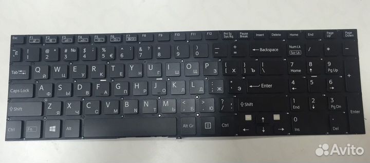 Клавиатура Sony Vaio svf1521w4e с подсветкой