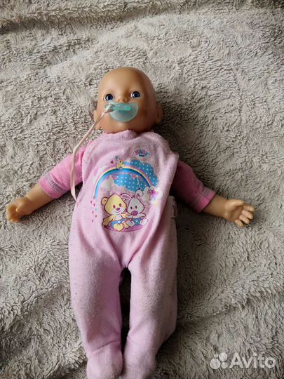 Переноска с пупсом Baby Born оригинал